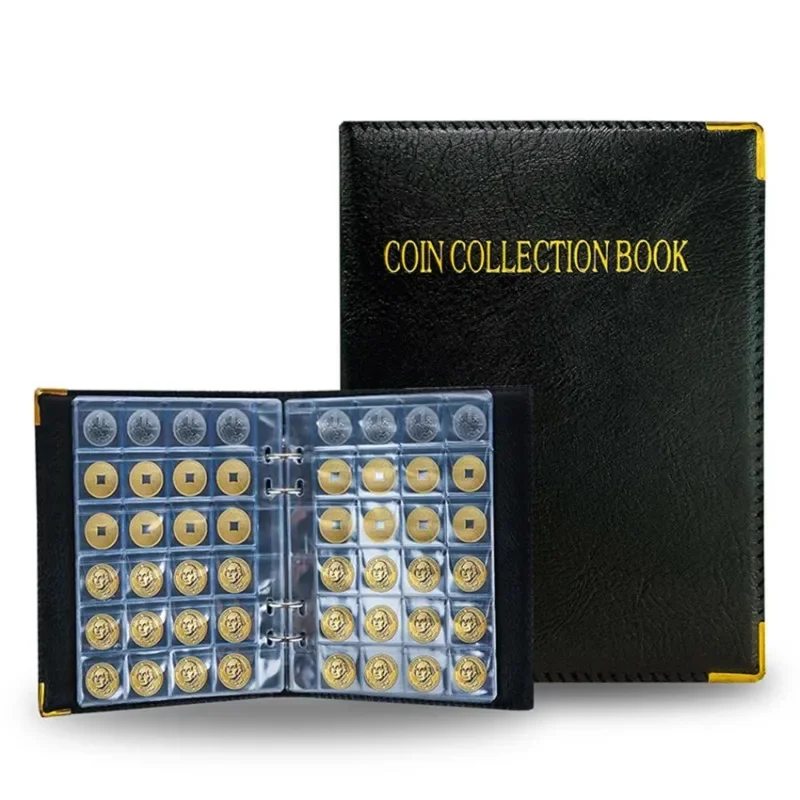 120/240/360 vrecká pokrytie peňažných kníh Coin Storage Album pre knihy o zbierkach Coins Držba