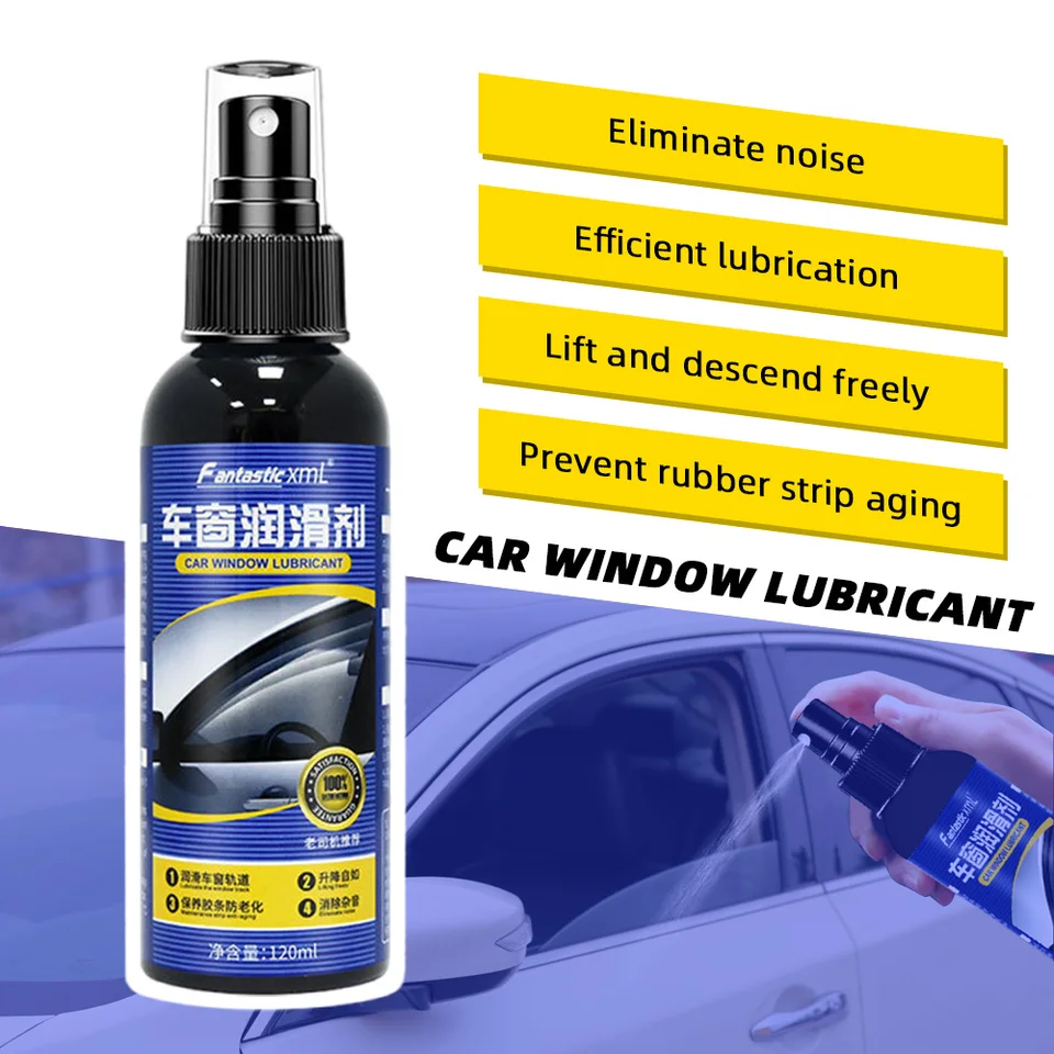 120 ml okenného skla okna skla auto eliminuje hluk na výťah zloveného gumového pásu zmäkčovacieho spreja Care Jaguar Tesla Peugeot