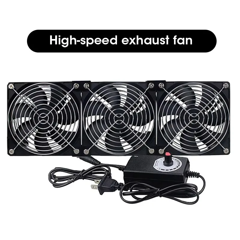 120 mm USB poháňané ventilátory PC Router s ovládačom rýchlosti vysokého toku chladiaceho ventilátora pre prijímač modemu smerovača, Farm Cooling ventilátor