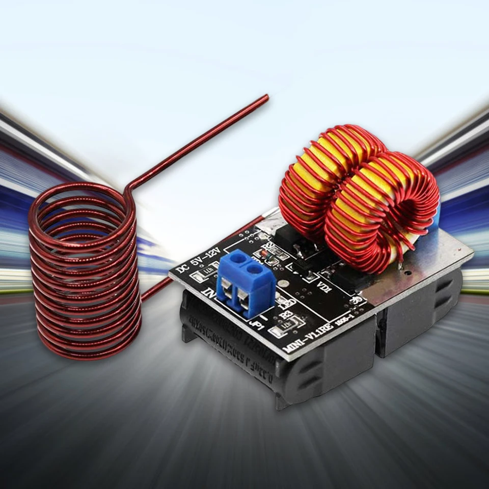 120 W MINI ZVS Vykurovací stroj DC 5-12.0V Vstupné napätie Induktívne ohrievač Vysokofrekvenčný napájací napájací modul