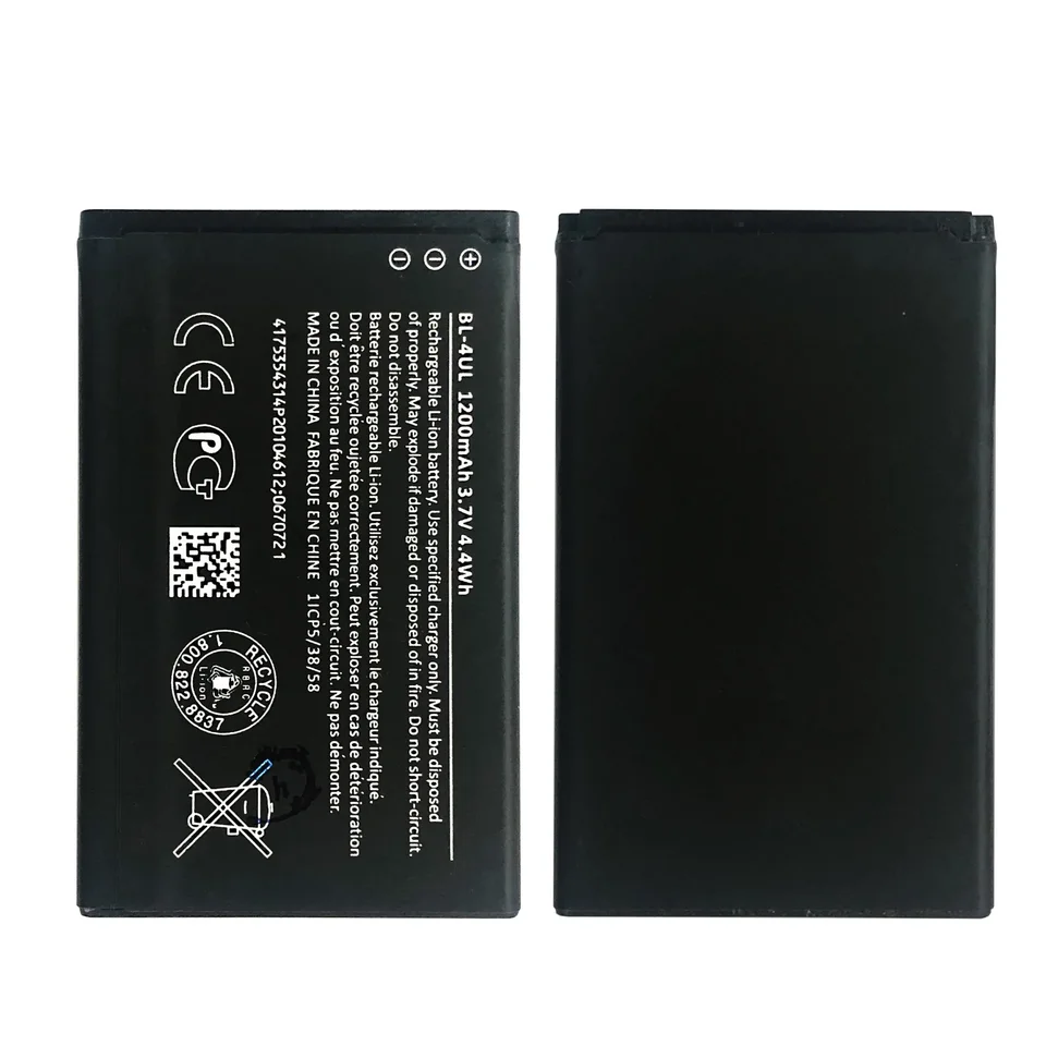 1200 mAh BL 4UL BL-4UL batéria pre Nokia Lumia 225 330 RM-1172 RM-1011 RM-1126 batéria BL4UL