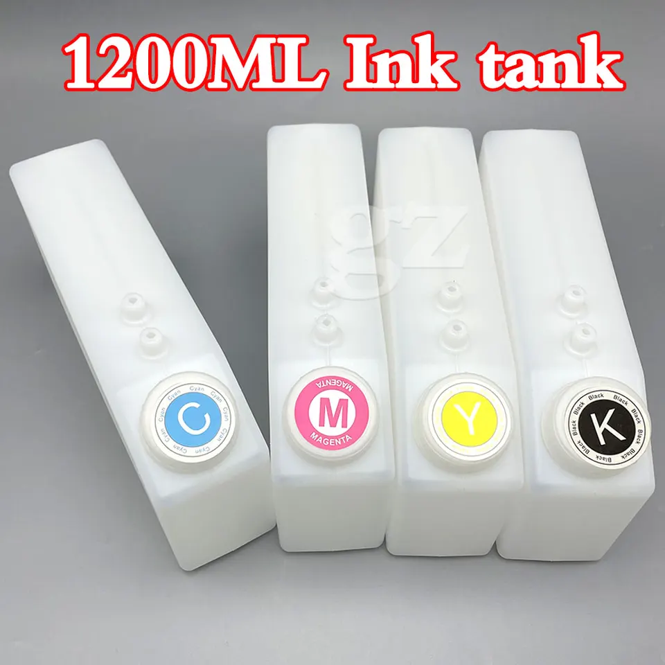1200 ml atramentovej nádrže pre kazetu pre XP600 DX5 DX7 4720 5113 I3200 tlačiareň HEAD TLAČKA PRE MOSPLAY ALLWIN XULI HUMNOVÁ ECO Solventchina Printter