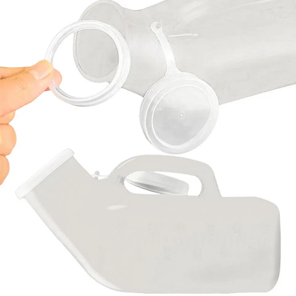 1200 ml mužského pisoárskeho rozliatia Profer Pee Container Plast Pánska fľaša s vekom pre starších automobilov a inkontinencia