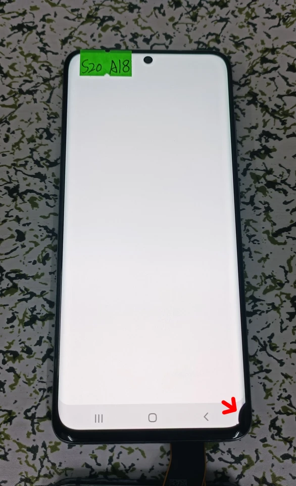 120Hz obnovovacia frekvencia LCD Component Kompatibilná s Samsung Galaxy S20 SM-G980 G981 G981F G981U G981D/S