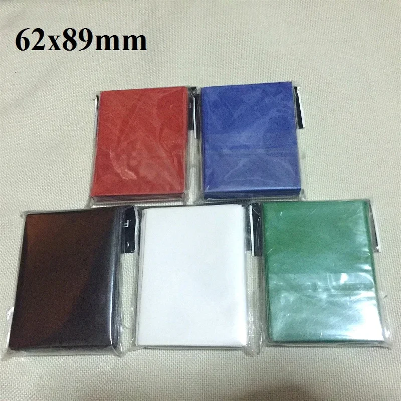 120ks 62x89mm farebný japonský japonský malý herné karty Rukári bariérové ​​kariéry chránič kariet pre Yu-gi-oh! karty s rukávmi TCG karty