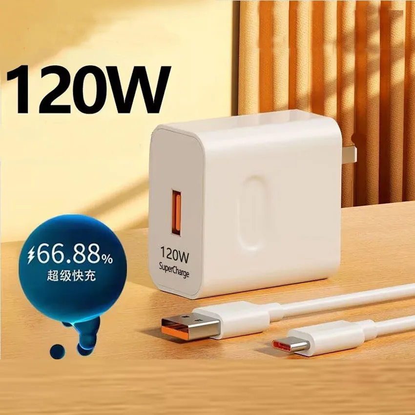120W/100W/66 W nabíjačka Super Charge Poiwer Adapter 6a Typ C Kábel na česť 100 90 80 70 50 Pro Magic 4 Pro 90 GT