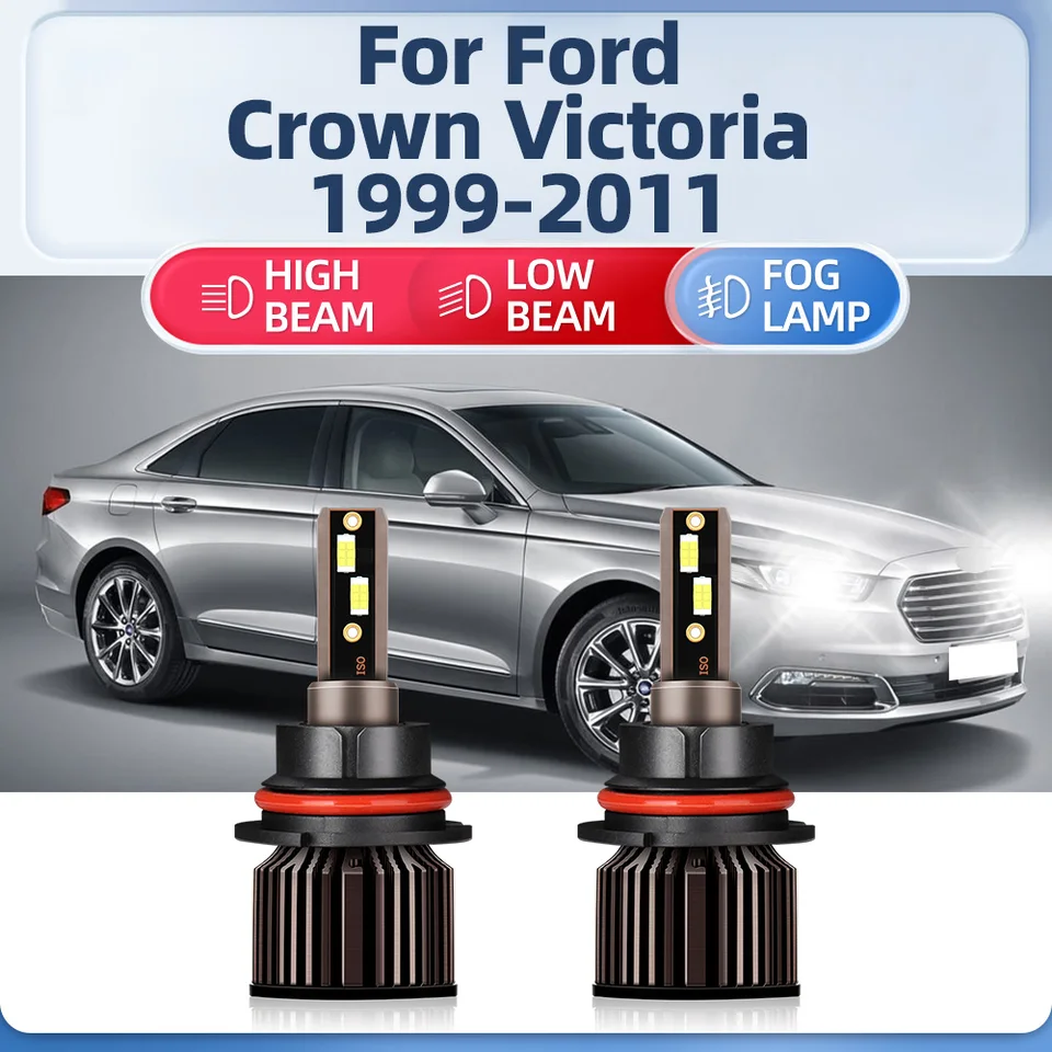 120W LED auto svetlometové žiarovky 20000 lm automatické lampy 12v 6000K pre Ford Crown Victoria 1999-2004 2005 2006 2007 2008 2008 2009 2011 2011