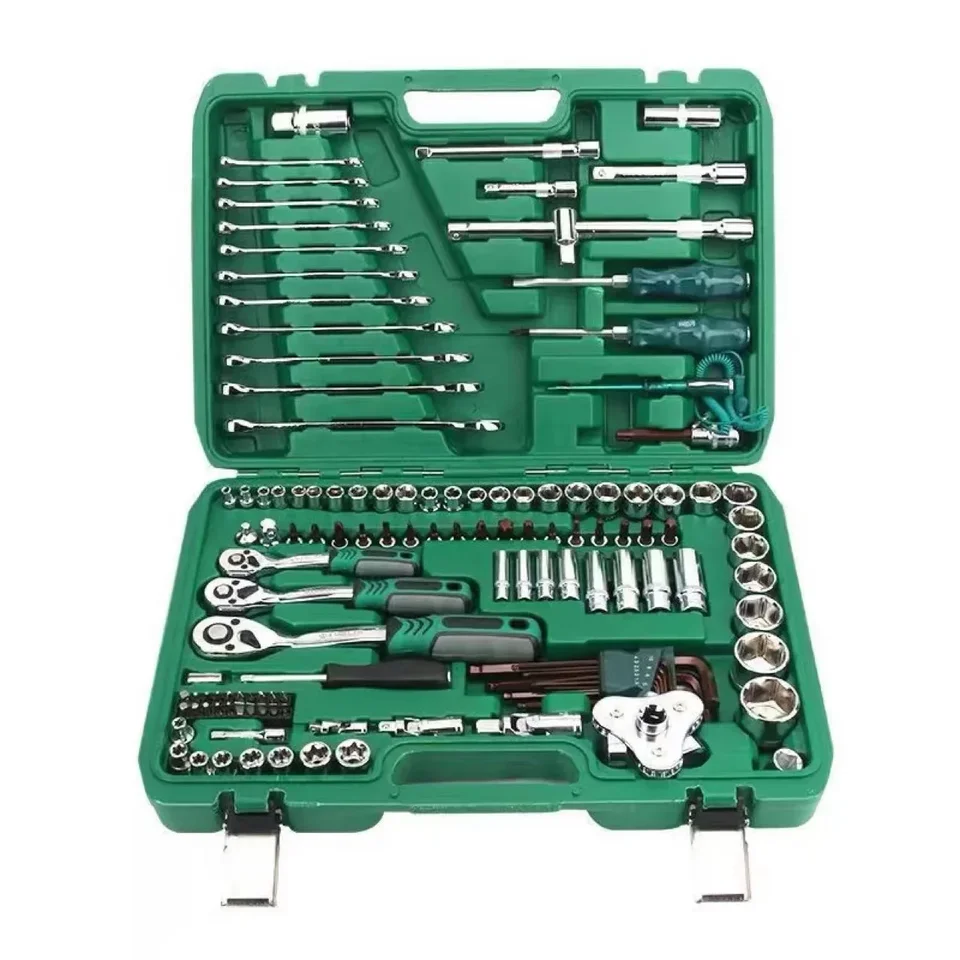 121 počítačov Nemecko ručný náradie nárazový nárazový račňa Krechový park zástrčkový skrutkovač bit Socket Set Plier Rám píla kladivo