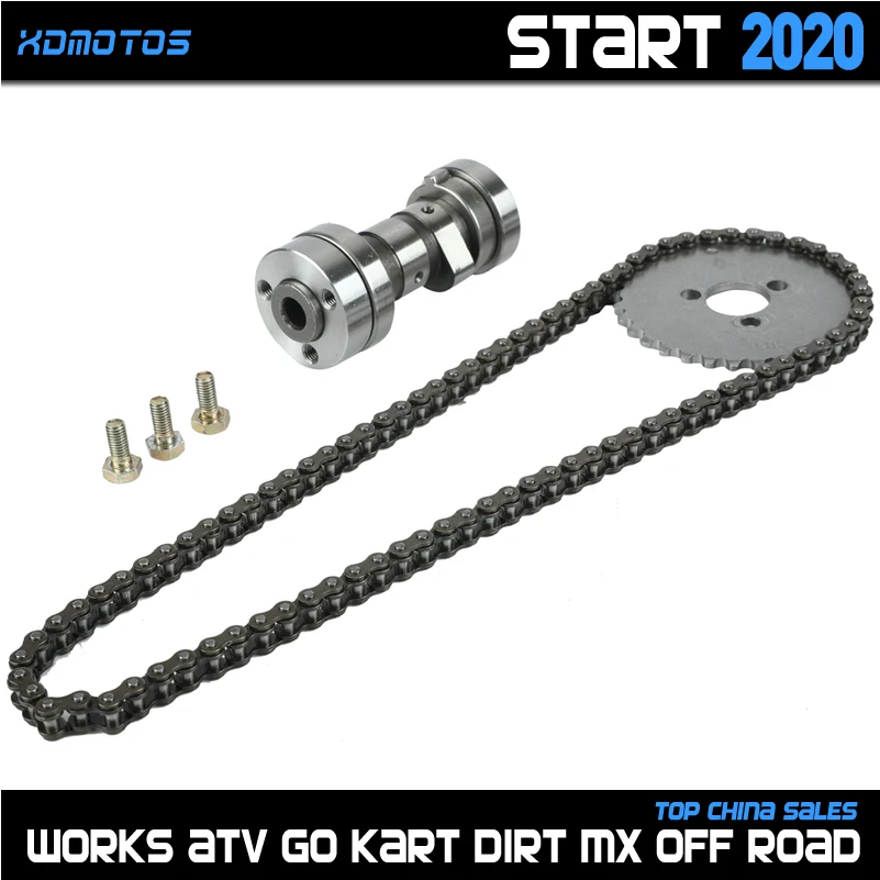 125 ccm načasovanie motocyklového reťazového reťazového reťazca Camshaft Kit pre Lifan 125 LF125 Horizontálny motor špina pit bicykel ATV Quad