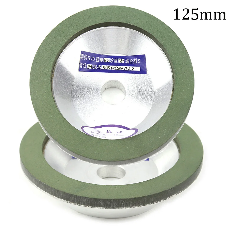 125 mm diamantové brúsenie šálky šálky 5 palcov mletie Disc150/320GRIT NAPÁJOM NA MLINICIE PRE KARBIDOVÝ KOVEČ