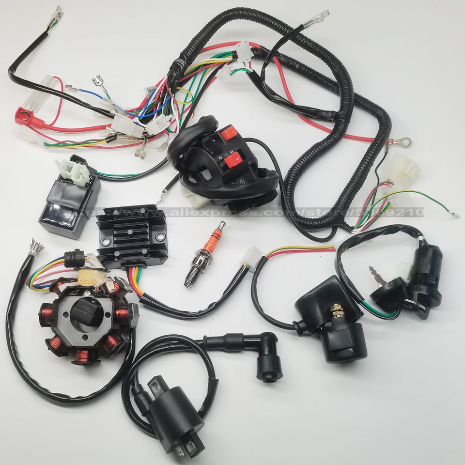 125cc 150cc 200 ccm 250 ccm Dirt Bike ATV Quad Electrics Zongshen Lifan Ducar Razor Razor CDI Wire Hard Stator Stator Weting