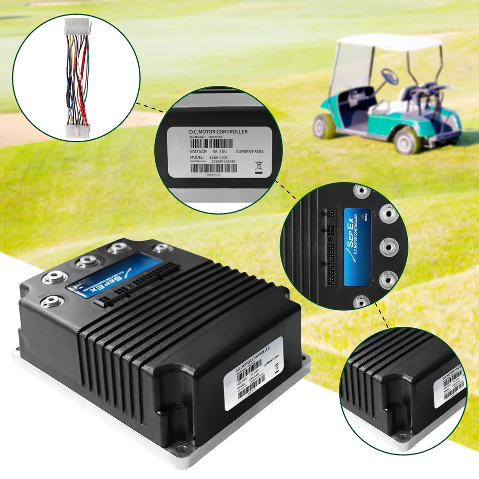 1268-5501 36-48V 500A Vhodné pre golfové vozíky