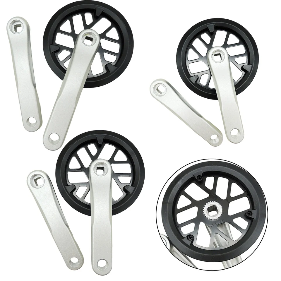 127/140/152 mm Crankset 32T zliatiny Ebike Kids Deti skladanie bicyklového kolesa kľuky skladacie bicykle Výmenné diely na bicykle