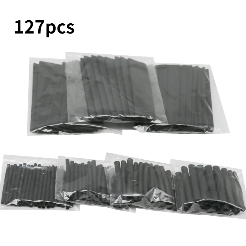 127/164/328ks tepelne zmrštička trubice sortiment sortiment sortimentu Elektrické pripojenie Zmršťovateľné drôtené kábel