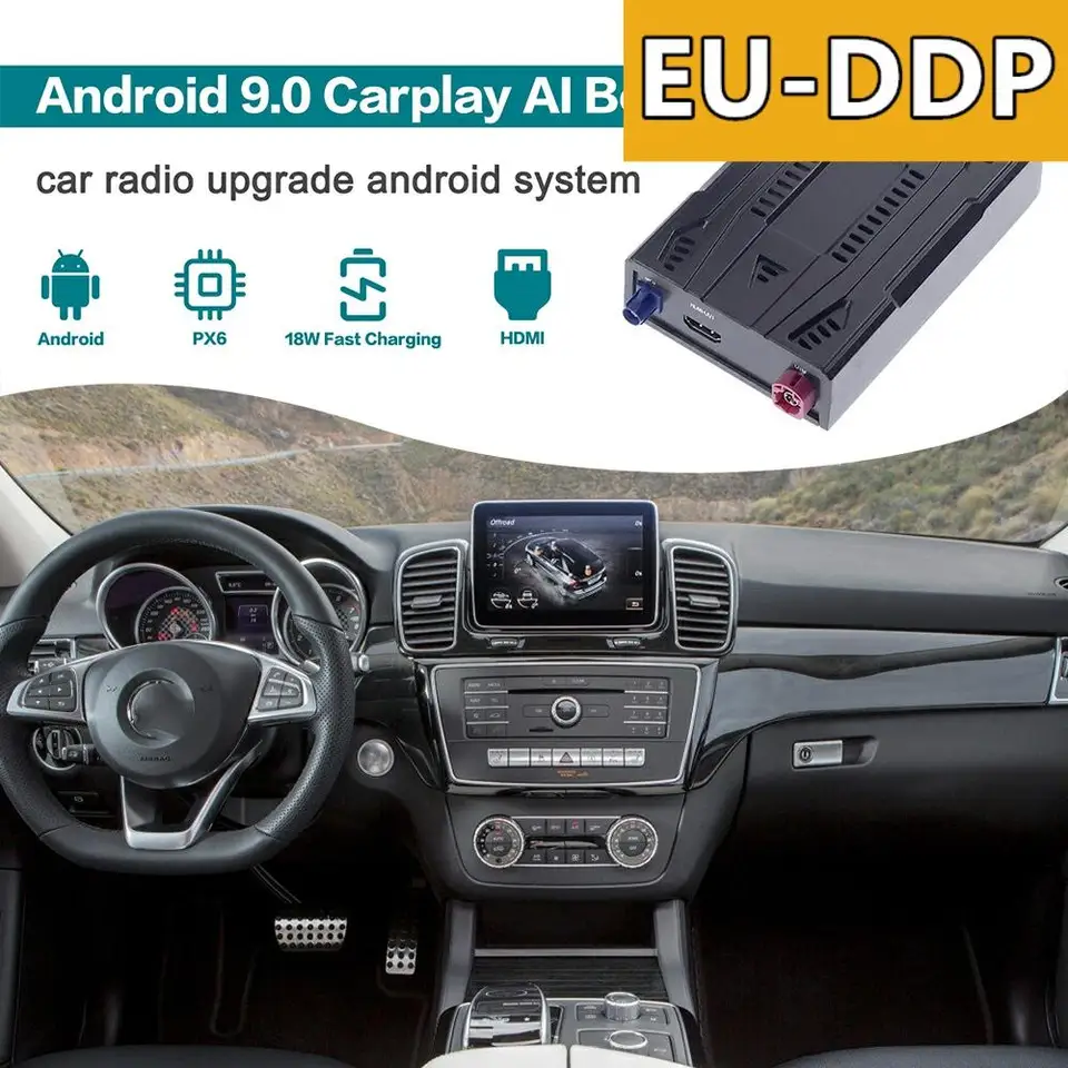 128 GB CarPlay AI Box Car Radio Inovácia Android Auto pre Mercedes Benz GLE GLS 2016 - 2020 Stereo Smart Multimedia Player WiFi