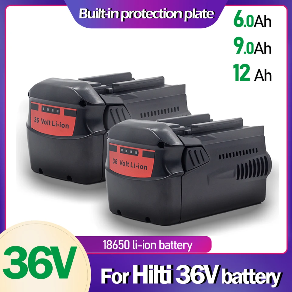 12AH 36V batéria pre náradie Hilti Výmena za batériu Hilti 36V TE 7-A, WSC 7.25-A, WSC 7.25-A36, WSC 70-A36, WSR 36-A, TE 6-A36