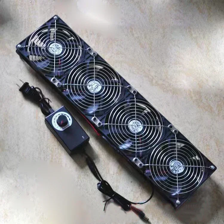 12cm vysokorýchlostná veľká objem vzduchu 3000 ot./min. BTC Mining Machine Workstation Cabinet 12V Fan Server Case Casting System Súprava ventilátorov