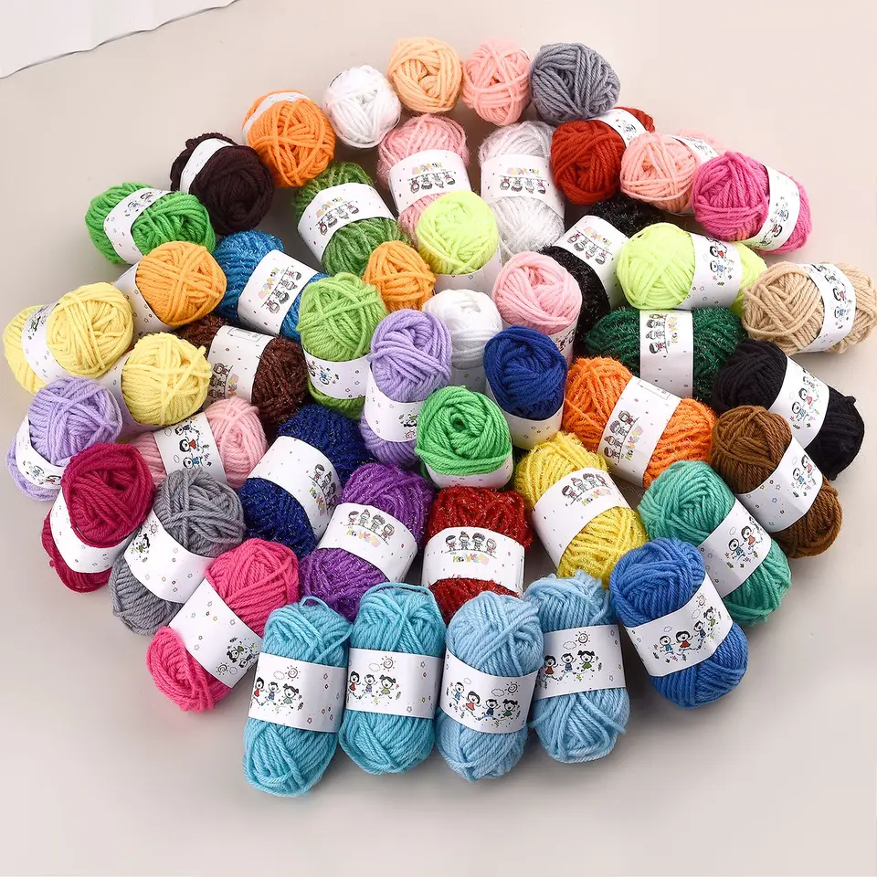 12Color/Set Milk Cotton pletenie bavlnené niť ručne pletenie Niť mäkké teplé šitie šijacie háčkovanie ručných remeselníkových klobúkov sveter