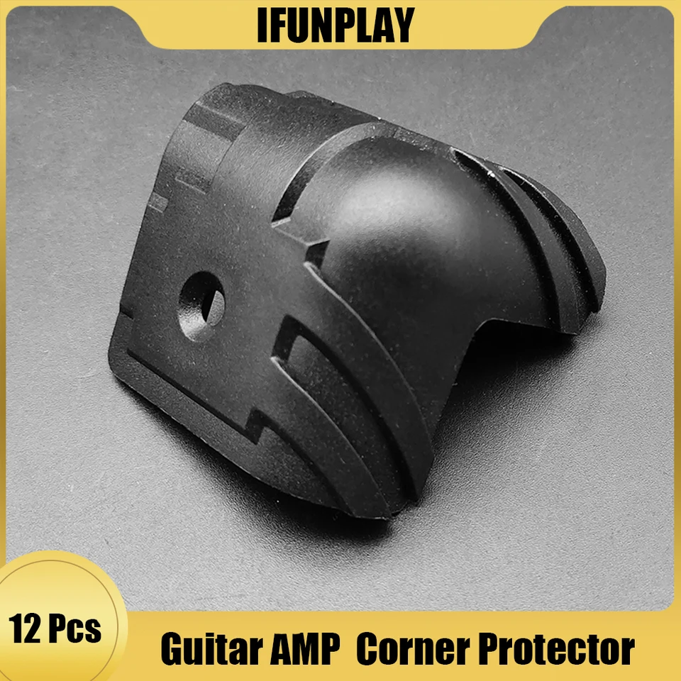 12ks gitarový zosilňovač reproduktor Roh roh ABS zaokrúhlený ochranný gitarový gitarový amp