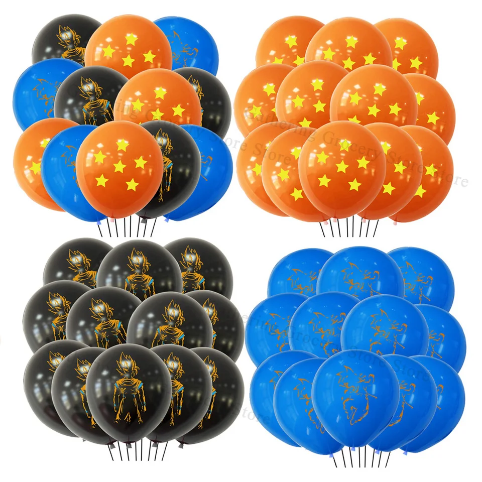 12ks Latex Ballon Dragon Ball Deti pre deti Bodovanie