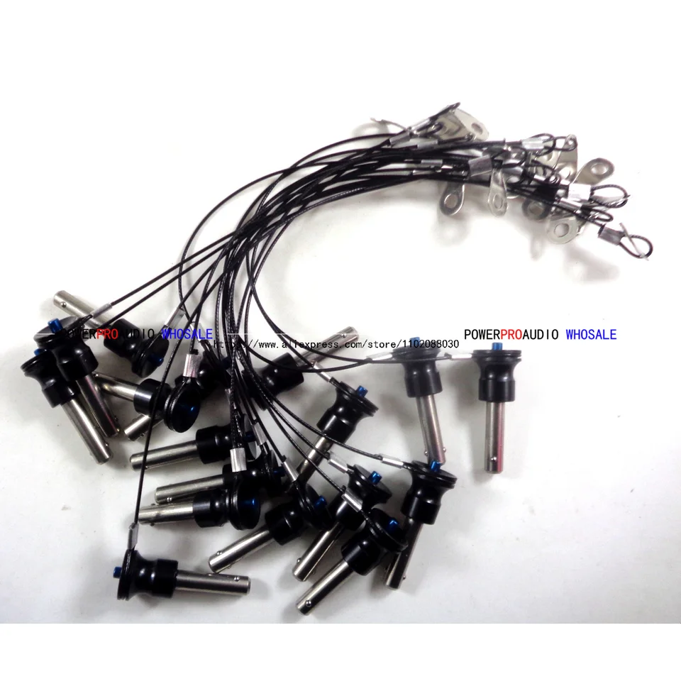 12ks medené obsadené reproduktory Pin 8x23mm pre reproduktory poľa v reproduktoroch DJ