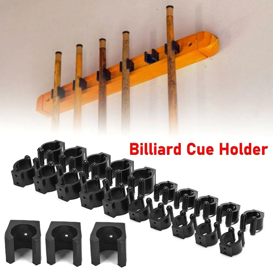 12ks prúty klip biliard cue držiak na stenu zavesenie S/m/l rybársky držiak biliard rybárske doplnky Snooker Stick Dolder