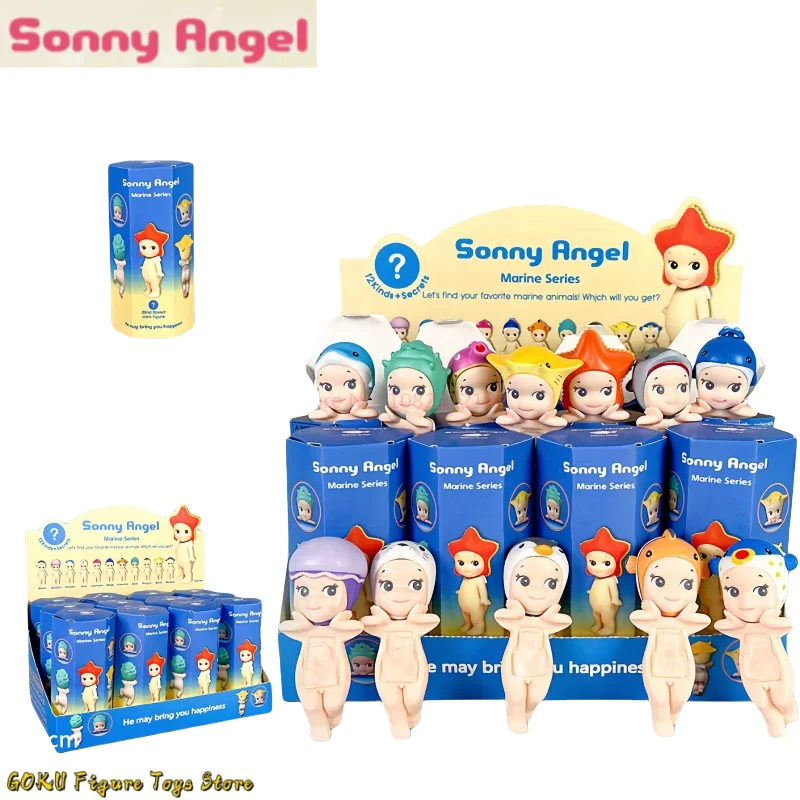 12ks Sonny Angel Blind Box Marine Series Zbierka anime figúrky ozdoby bábiky Fanúšikov