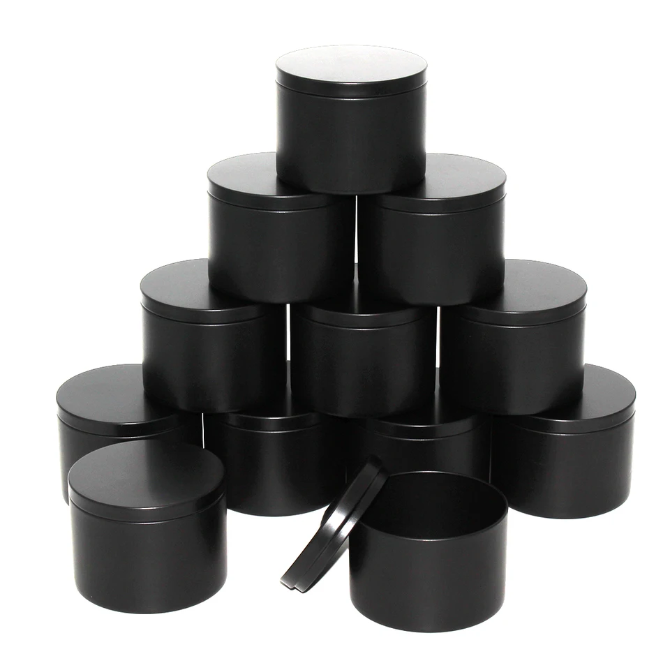 12ks sviečky na sviečkach, 4/8oz sviečky na výrobu sviečok, hromadné sviečky, DIY sviečky na výrobu plechoviek, na výrobu sviečok.