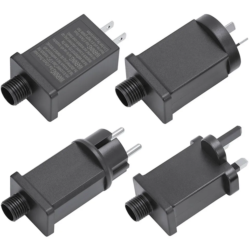 12V 1000MA/1250MA/1500MA PRÍRUČKA PRÍRUČKA PRÍROJA IP44 Vodotesný transformátor USA/EÚ/AU/UK