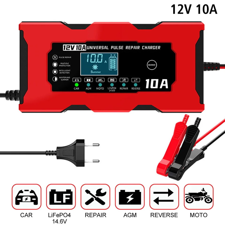 12V 10A SMART BATTERICKÉ Nabíjanie