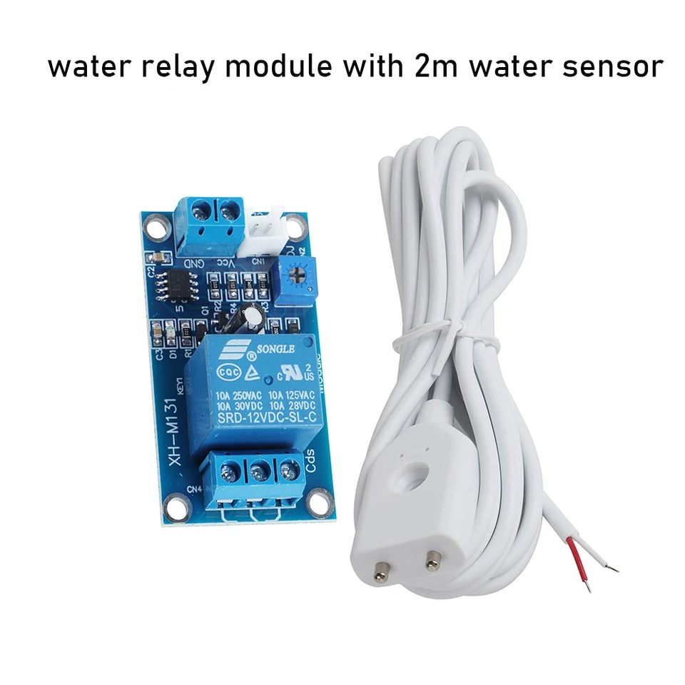 12V 5V 24 V modul úniku vody a 2 metrov dlhý senzor vody na detekciu úniku vody