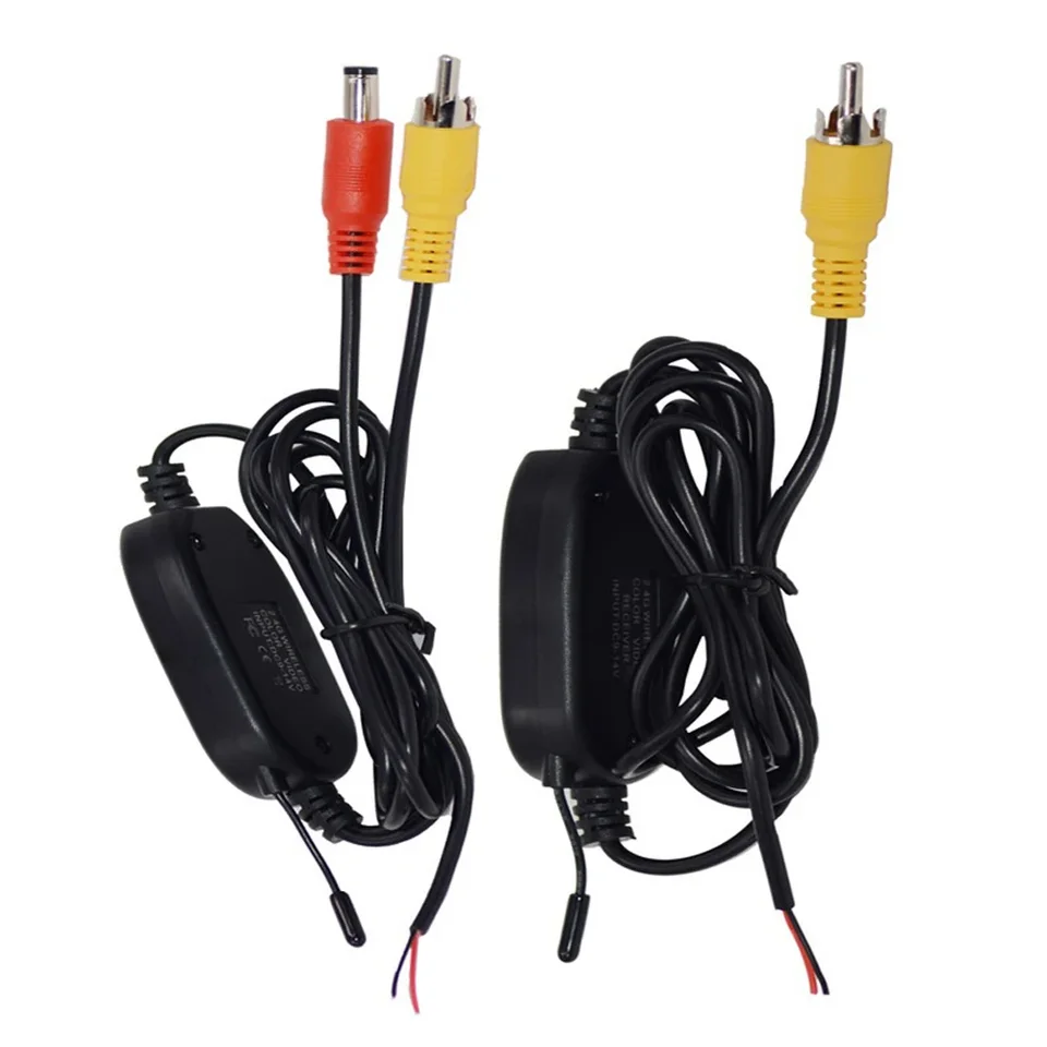 12V bezdrôtový modul adaptér prijímača 2,4 GHz pre fotoaparát predného automobilu vozidla