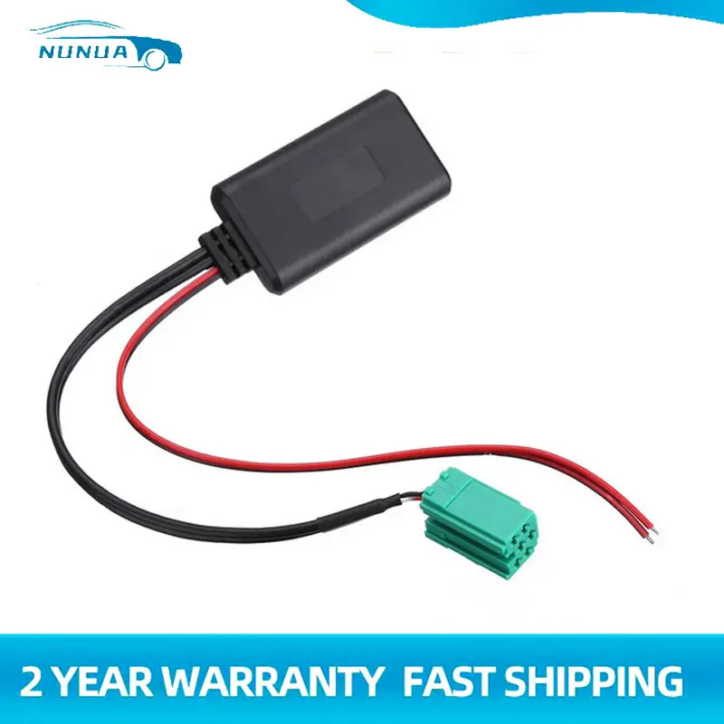 12V Car Bluetooth kompatibilný 4.1 Modul verzie Aux Wireless Adapter Radio Stereo pre Renault Clio Kangoo Megane Scenic 05-11