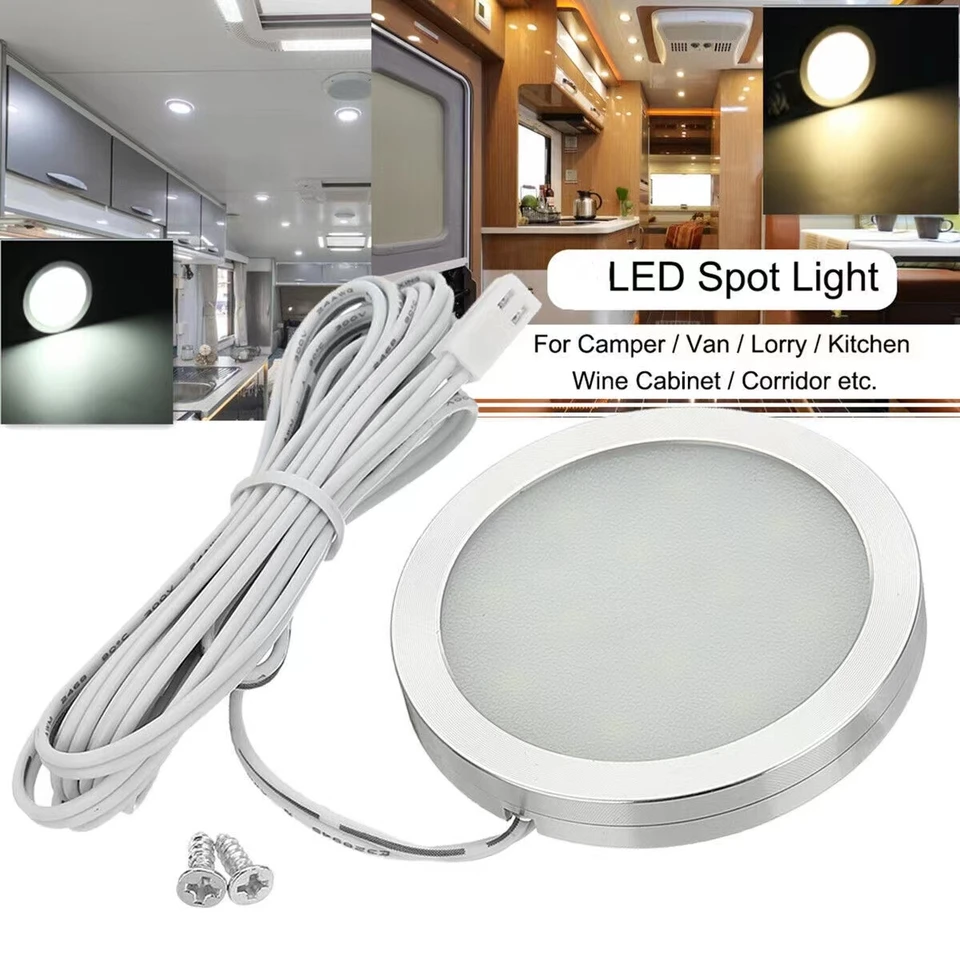12V LED interiér RV lampa Spot Lights Lights Light Camper Reading Lights Trailer Van Caravan Motorhome Lighting LED svetlá LED