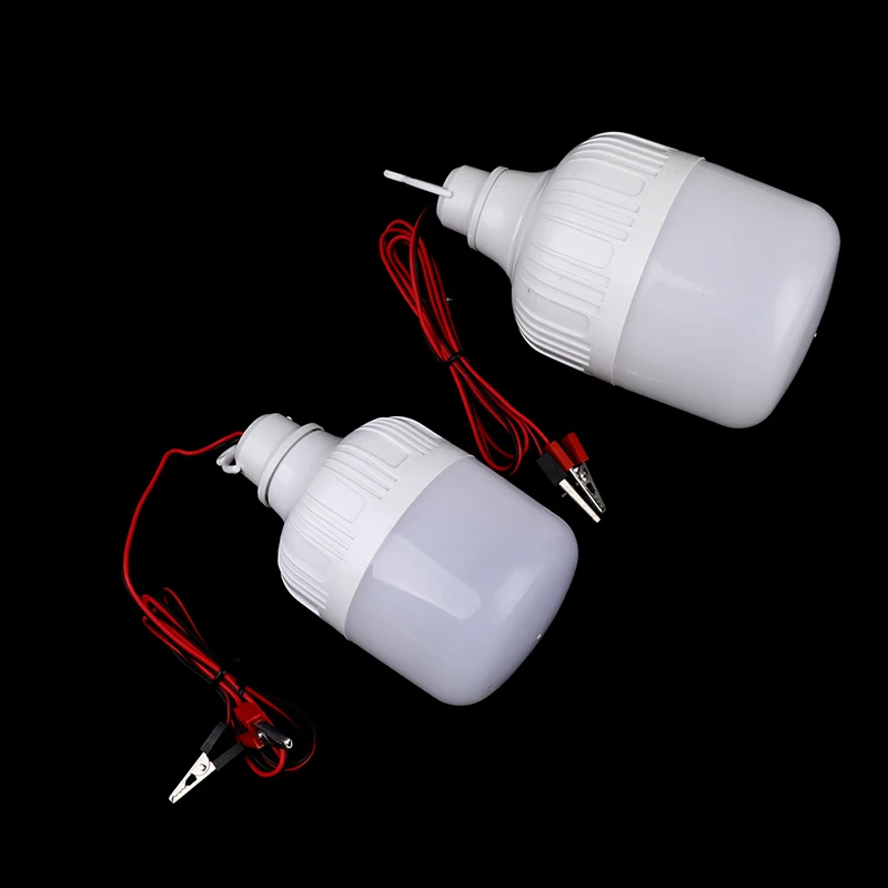 12V LED žiarovka prenosná LED žiarovka 3W 5W 7W 9W 12W 20W 30W 30W vonkajšia tábor Stan Night Fishing visiace svetlo núdzová biela