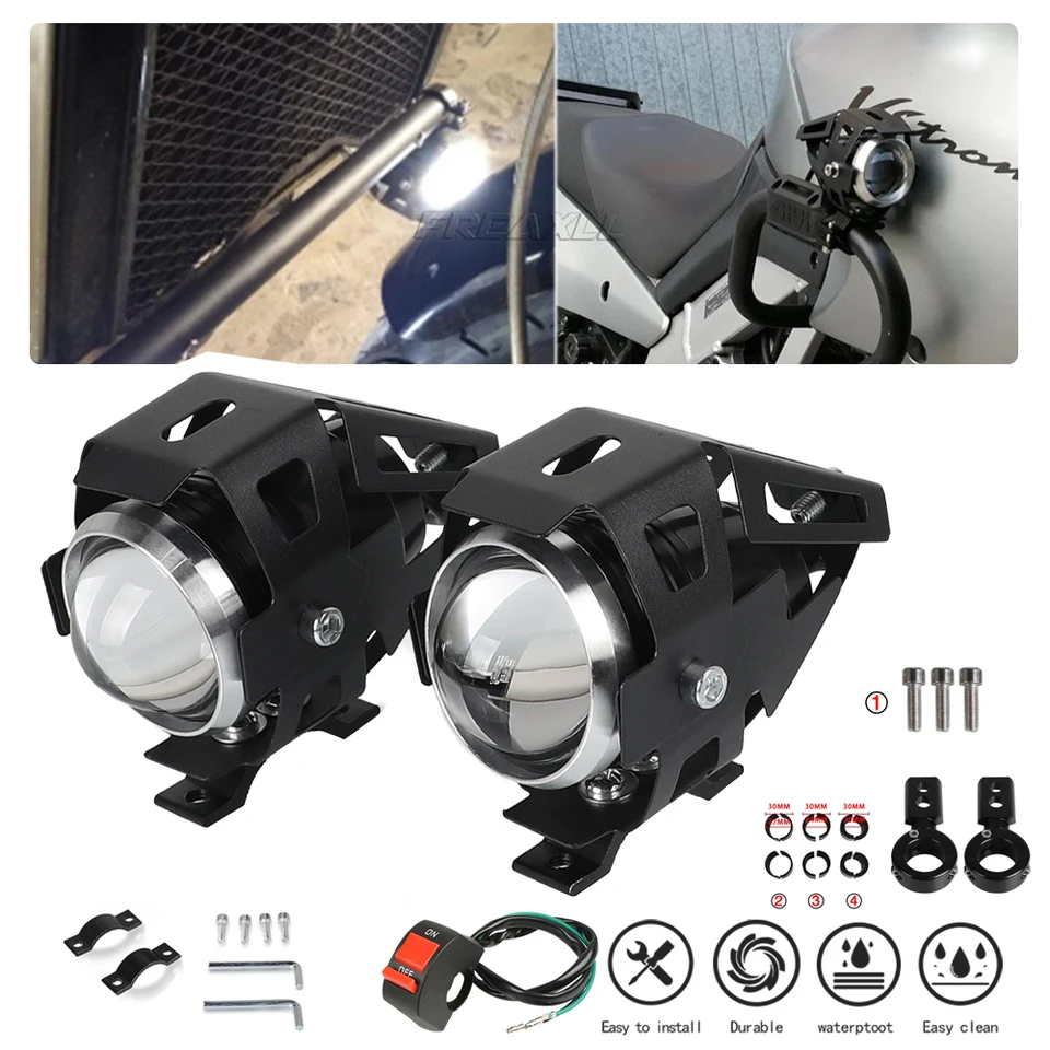 12V Moto svetlomet jazdecká bodka hlava Lampa FOG For Sym Cruisym GTS 300 GTS 300i JOYMAX Z 125 250 300 Maxsym 400i TL500 TL508