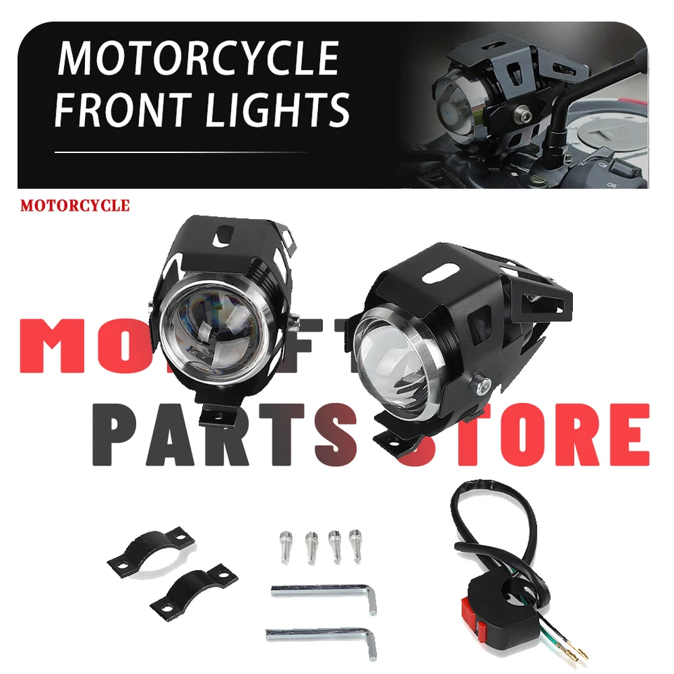 12V pre BMW F650GS F700GS F800GS F850GS R1200GS R1250GS G650GS G310GS Motocykel Motocyklový kovový svetlight Driving Spot Head Head Lamp Fog
