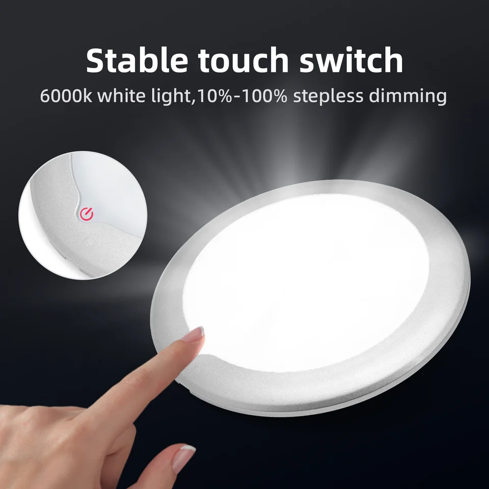 12V RV strešná stropná kabína Svetlo IP67 Touch Domming Caravan Marine Interior Lamp Car Camping Trailer LED svetlá automatické príslušenstvo