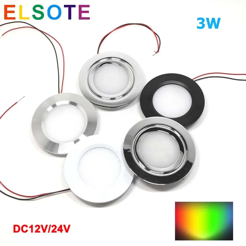 12V ultra tenký mini downlight LED LED 3W Vložené malé stredné svetlomety Strpí