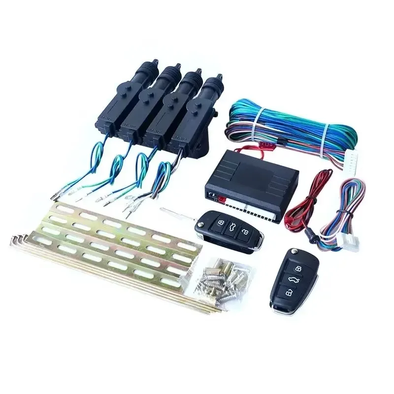 12V Universal Car Central Control Lock so 4 dverami zámkami Akčné ovládače diaľkového ovládača Kľúčovou vstupom Systém SMT lokalizujte parkovisko