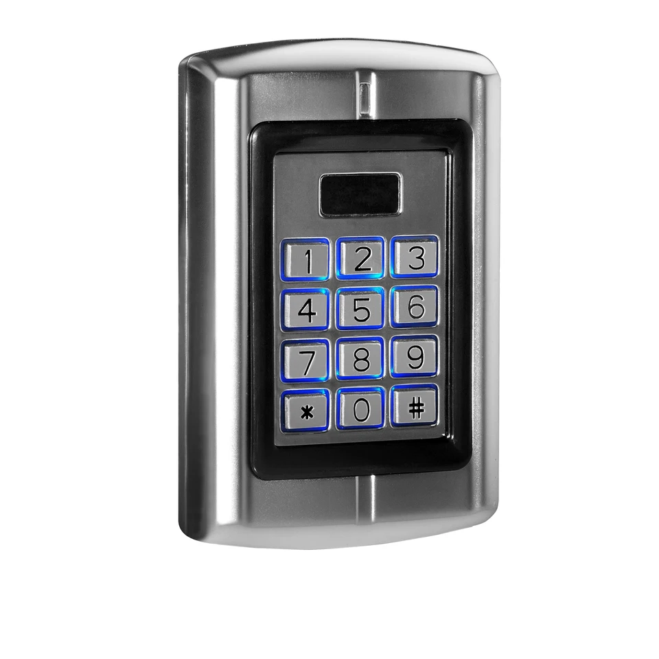 12V Zinok zliatina Kov Standalone ACCE Control Keypad BC2000 Podpora 125 kHz EM karta vhodná pre domácnosť, kanceláriu a oddelenie