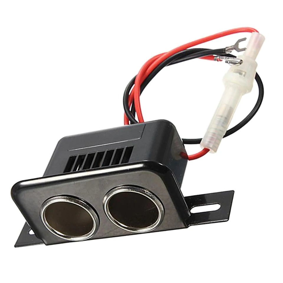12V čierne auto motocyklové traktorové traktory CIG arette ľahšie doulder Sockets Plug 10A