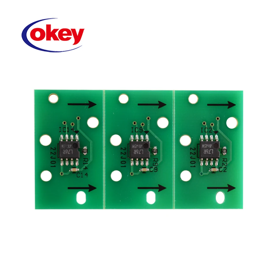 12x tonerový čip pre Toshiba TFC25K TFC25C TFC25M TFC25Y T-FC25E T-FC25 TFC25 FC 25 FC25E 2040C 2540C 3040C 3540C 4540C CARTRIDGE