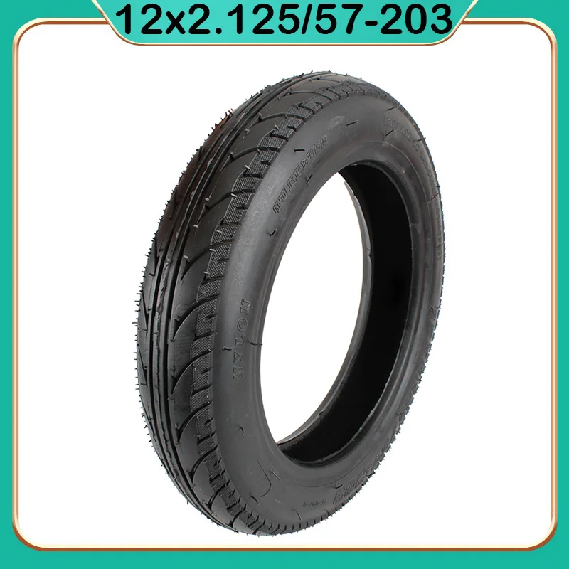 12x2.125 (57-203) Bezdušová pneumatika pre detské bicykle Elektrické bicykle skladacie bicykle bicykle Scooter Strolle Strolle Pneuma