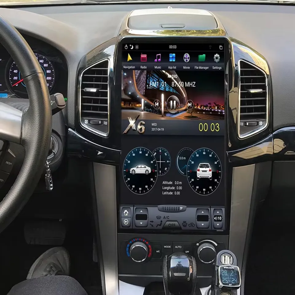 13,6-palcový automobilový multimediálny hráč pre Chevrolet Captiva 2008-2017 CarPlay 4G WiFi Bluetooth GPS Audio Auto Radio Radio