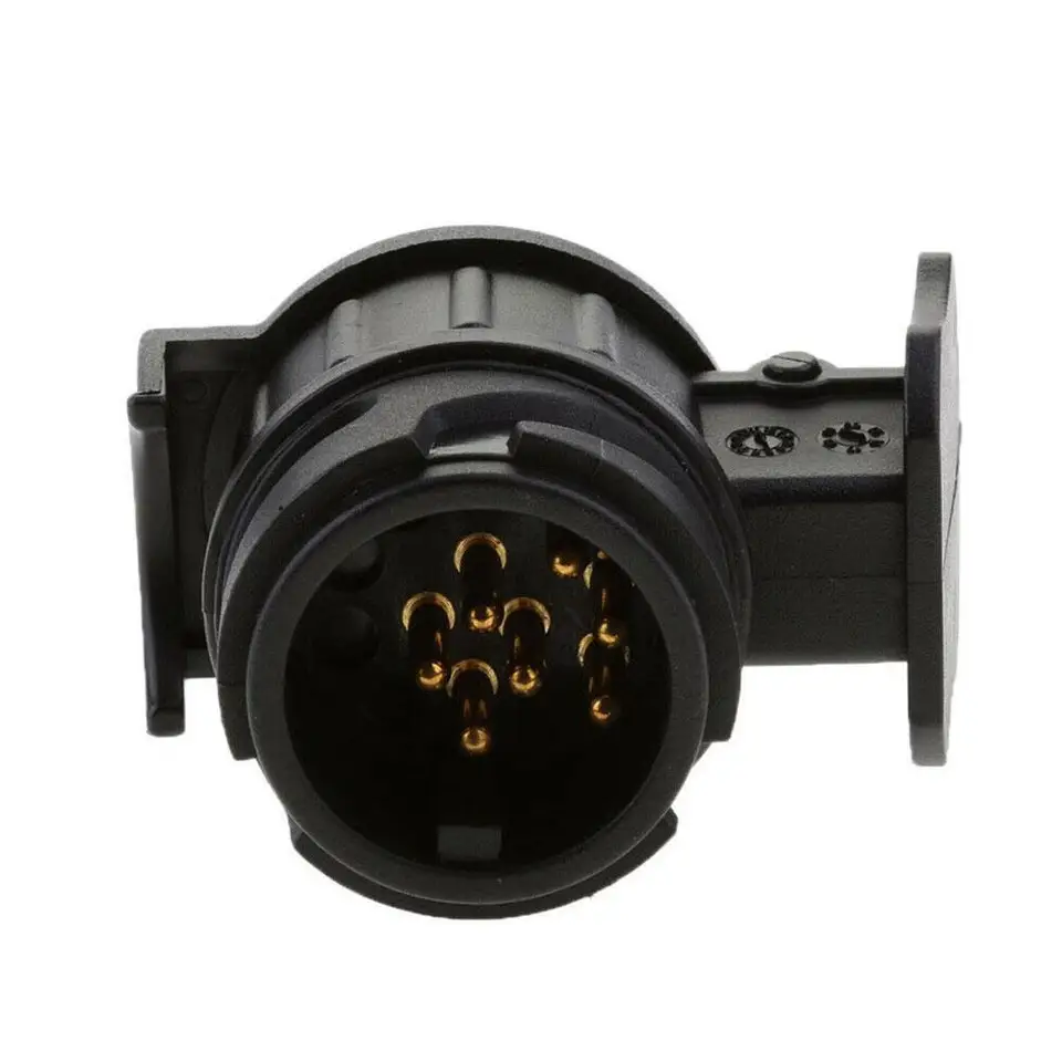 13 -kolíkový okrúhly zástrčka do 7 pinov Mini Adapter Plastový príves kamión Ute člnové diely Camper Connector Príslušenstvo