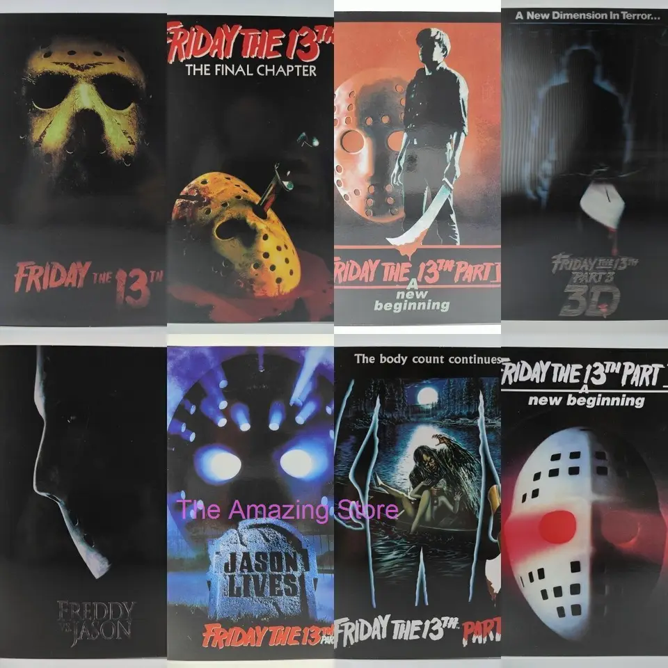 13. číslo Hračky neca piatok Freddy Jason Voorhees Blood Action Figure Jason Collectible Model vianočné Halloweenské darčeky