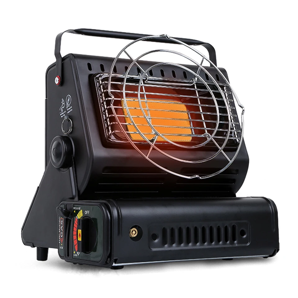 1300 W plynový ohrievač s dvojitým použitím kempingu prenosnú plynovú rúru na vykurovanie varenia
