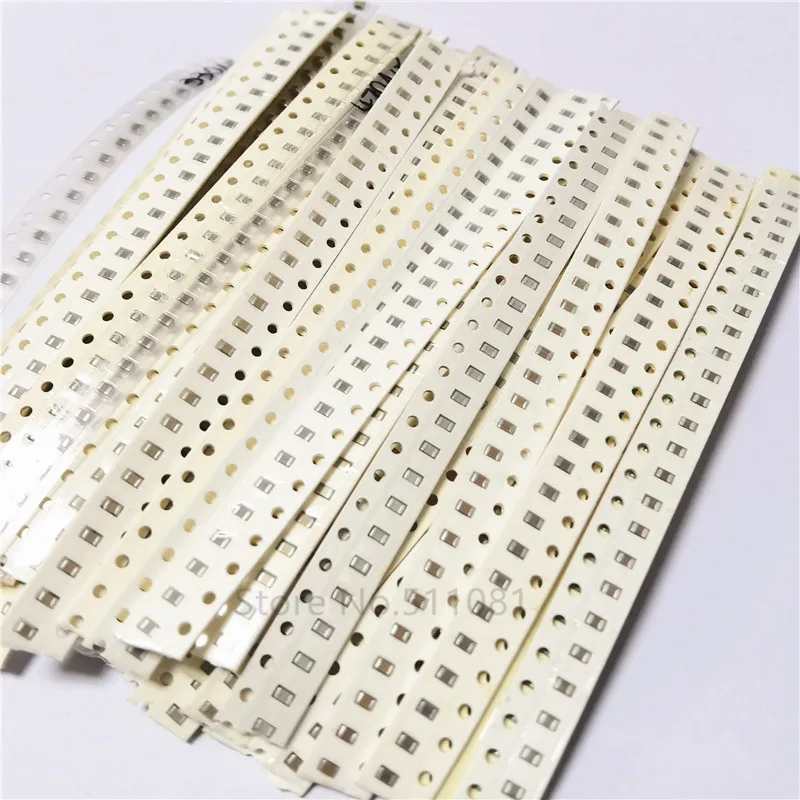 1300ks 0402 0603 0805 SMD Kondenzátorová súprava