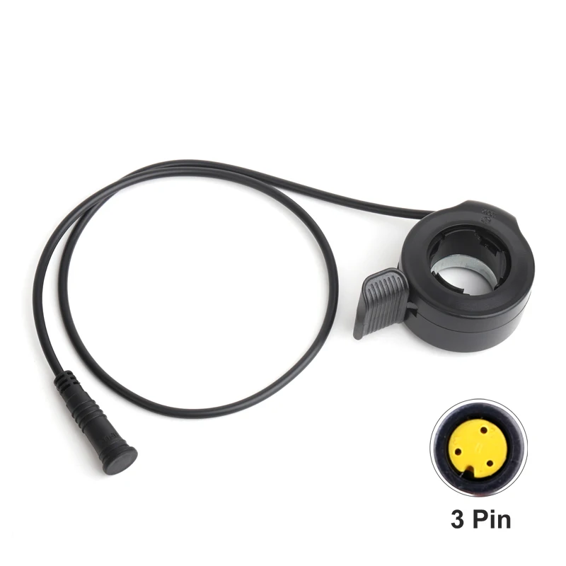130x 108x Palcovia škrtiaca klapka 3 PIN SPEAT SPRÁVA PRE BAFANG MOD HUB MOTOR MOTOR Motor